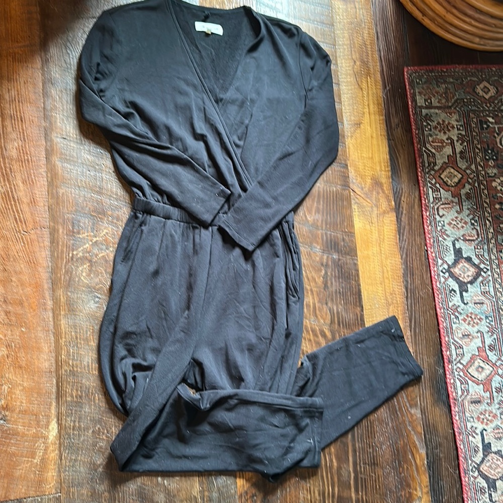 Lou and Grey Black, v neck jump suit.